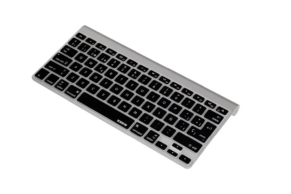 XSKN испанский силиконовый чехол для клавиатуры Macbook Apple алюминиевая Универсальная