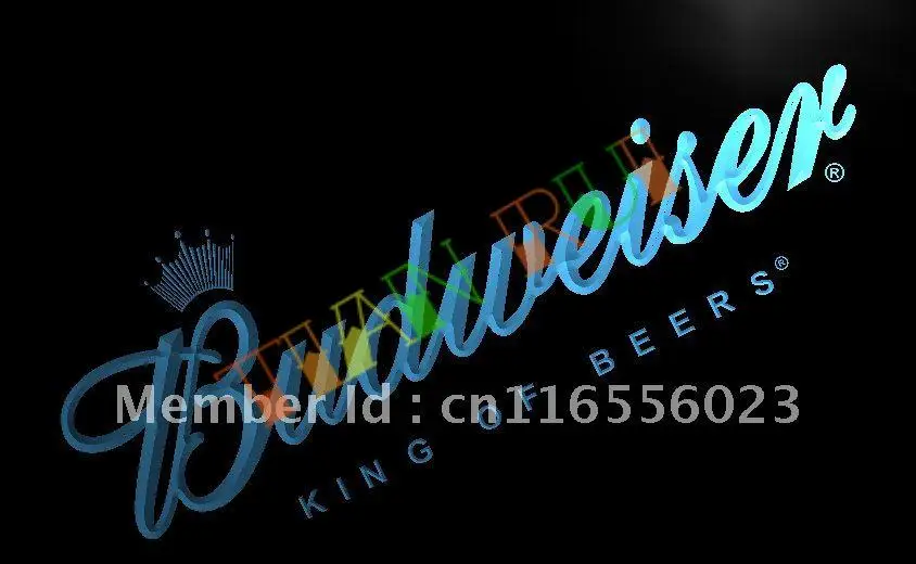 LA002-Budweiser пивной бар Pub Club NEW светодиодный неоновый свет Войти home decor магазин