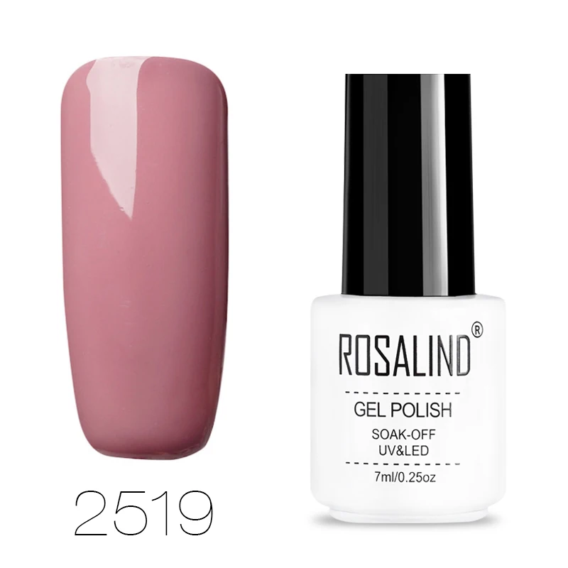 RC2519 ROSALIND Гель-лак для ногтей маникюрный набор для наращивания ногтей Vernis постоянный УФ светодиодный гибридный дизайн ногтей Гель-лак - Цвет: RC2519