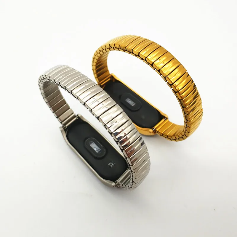 Mi lanese Loop mi Band 3 ремешок на запястье для Xiaomi mi Band 3 mi band металлические полосы браслет умные часы ремешки из нержавеющей стали ремень