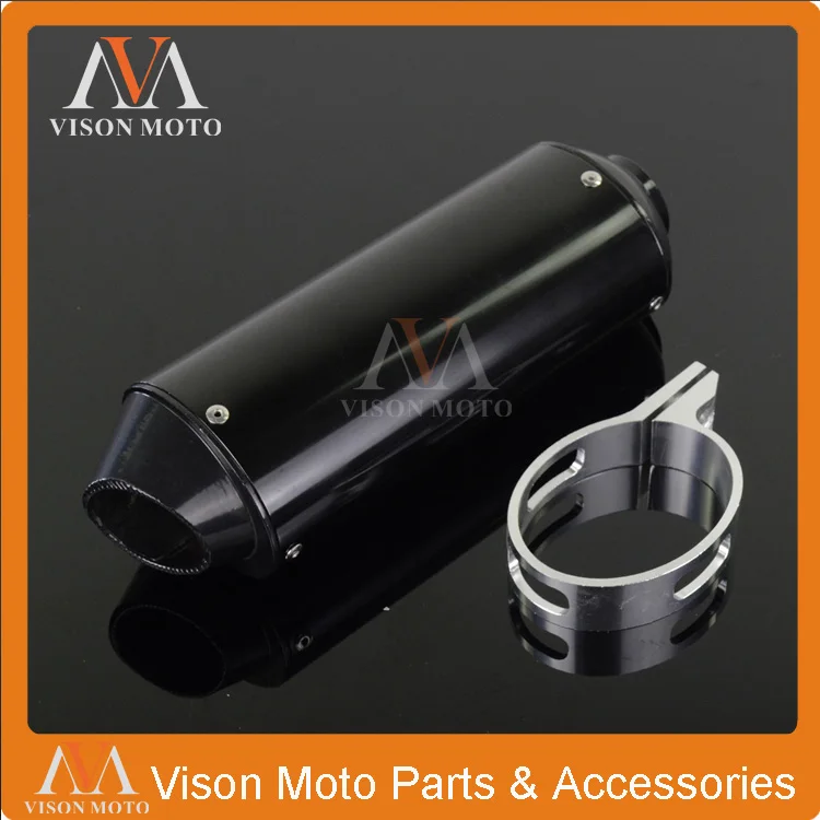 Глушитель с зажимом из сплава CNC 38 мм для XR50 CRF50 KLX TTR SSR Koyo bosuer 50 110 125 140 150 160 куб. См