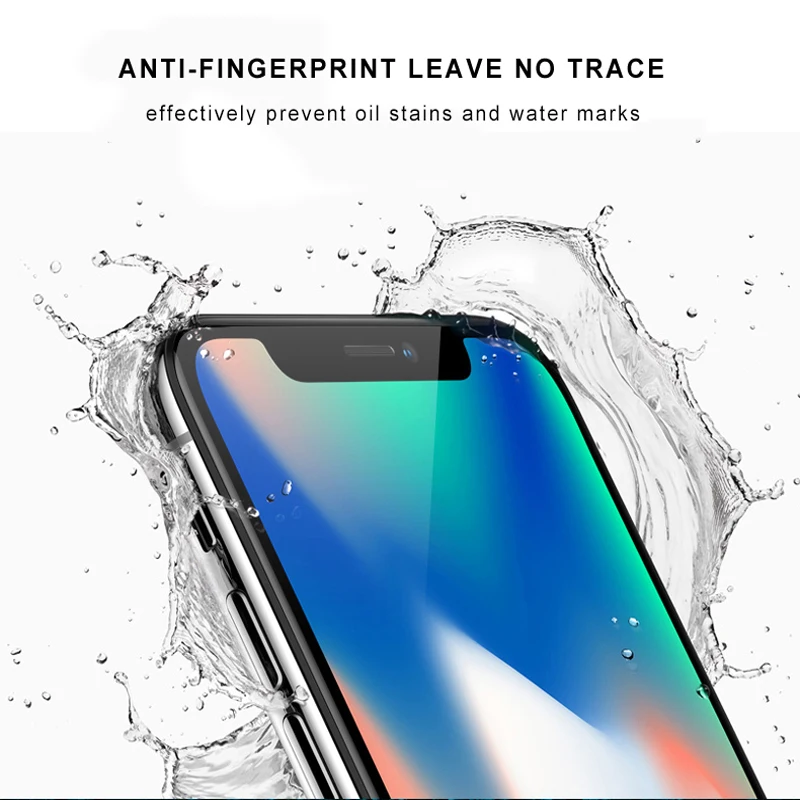 2 шт полный клей защита от пыли полное покрытие закаленное стекло для iPhone XS Защита