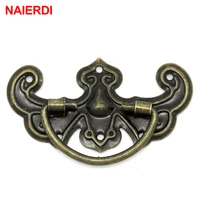 naierdi 20pcs retro bronze tone handles drawer cabinet desk door jewelry box pulls handle wardrobe knobs for furniture hardware