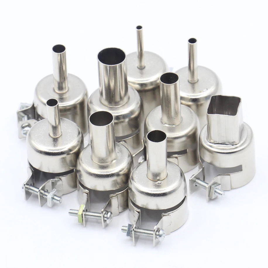 9 шт./сопло горячего воздушного пистолета для yihua saike 852 952 SMD 850 паяльная станция горячего воздуха сварочные инструменты