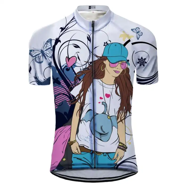 Женский комплект одежды для велоспорта с коротким рукавом и быстросохнущим