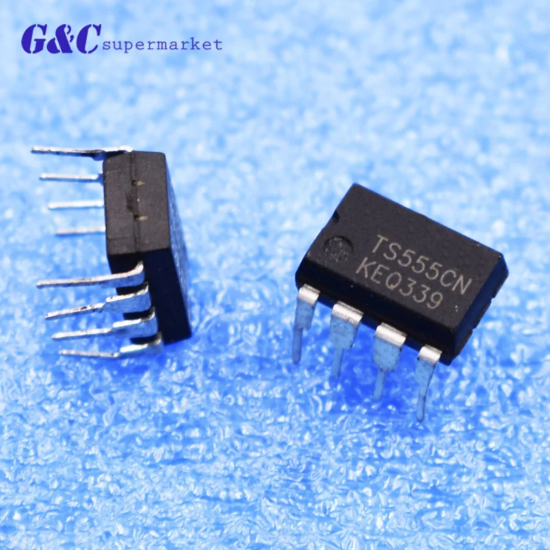 10 шт. TS555IN TS555 DIP8 оригинальный в наличии|Интегральные схемы| |