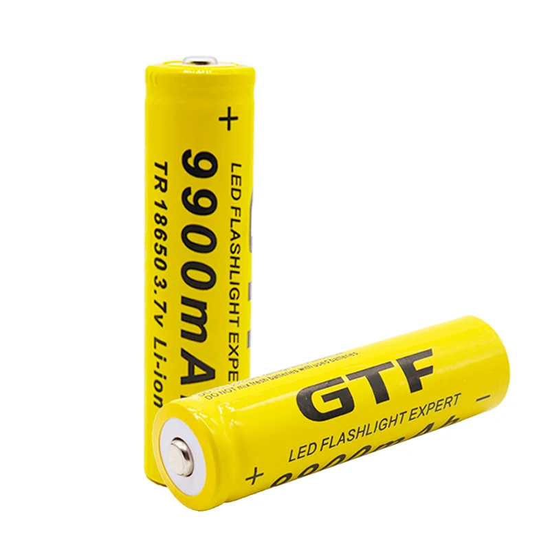 2 ~ 20 шт 100% Новый 3 7 V литий-ионный 18650 аккумулятор 9900mah перезаряжаемый для