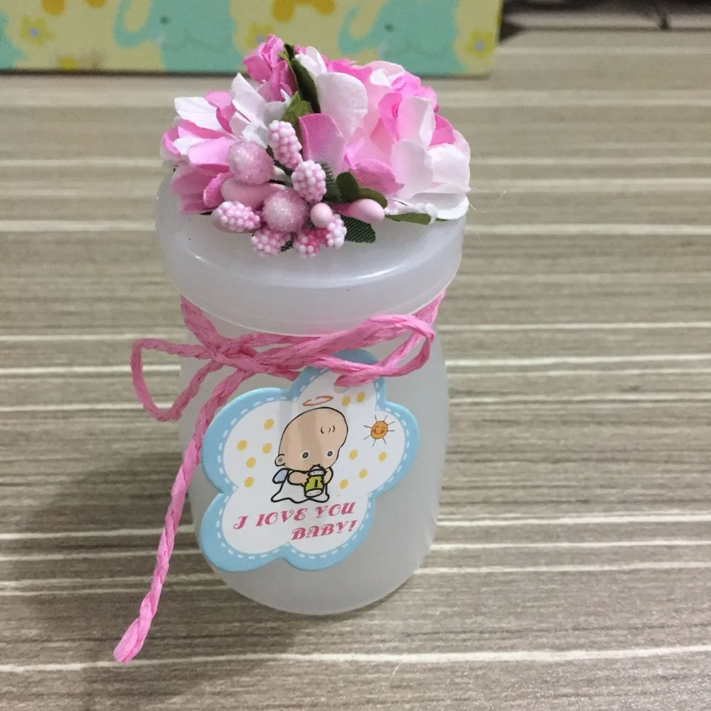 Креативная личность маленькая бутылка для пудинга конфет пластиковая детская