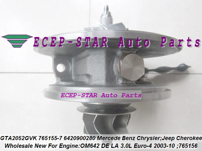 Турбо CHRA картридж Core GTB2056VK 777318 5002S A6420908590 для Mercedes Benz M E Class W164 W212 Sprinter II OM642 3.0L|turbo