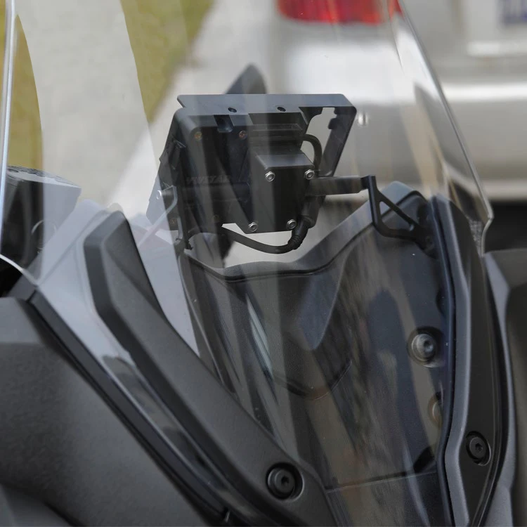 Черный Кронштейн для навигатора YAMAHA X MAX 300 XMAX GPS/SMART PHONE|Универсальный