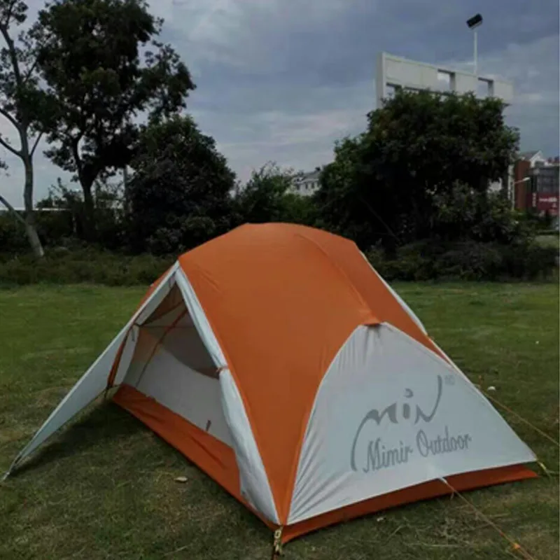 Двухместная двухдверная навес от дождя 40D нейлоновая воздушная алюминиевая