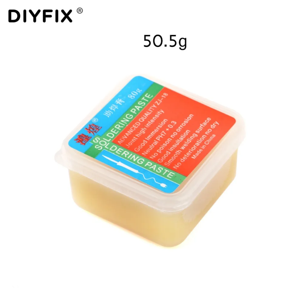 Паяльный флюс DIYFIX желтая паста для печатных плат инструменты ремонта паяльная