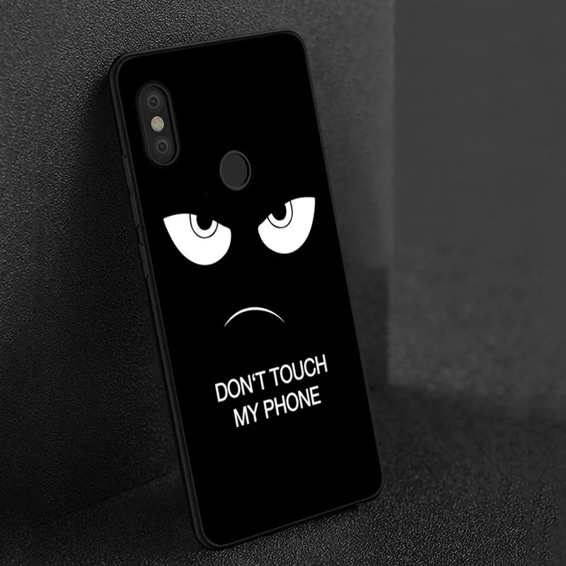 Case For Xiaomi redmi note k20 go 5 7 6 5a pro y3 4a 4X 5A 6a plus Black Soft Silicone Cover phone |