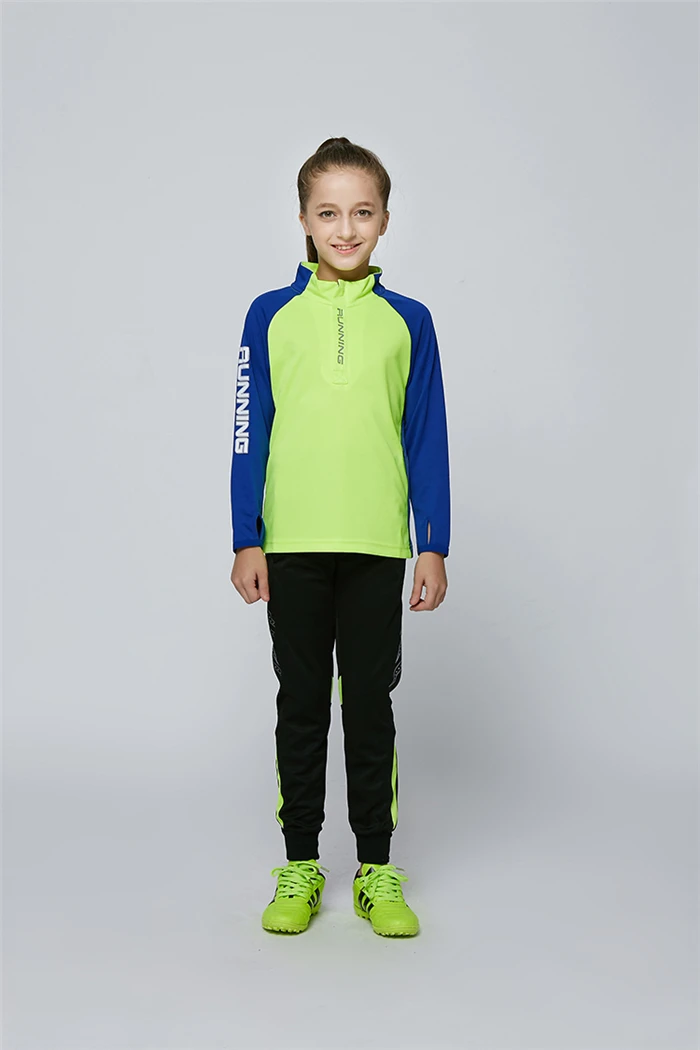 Soccer Jerseys Kids Men Women Soccer Jerseys Sets Uniform Pockets Long Football Training Suit Girl Football Kits Sportswear