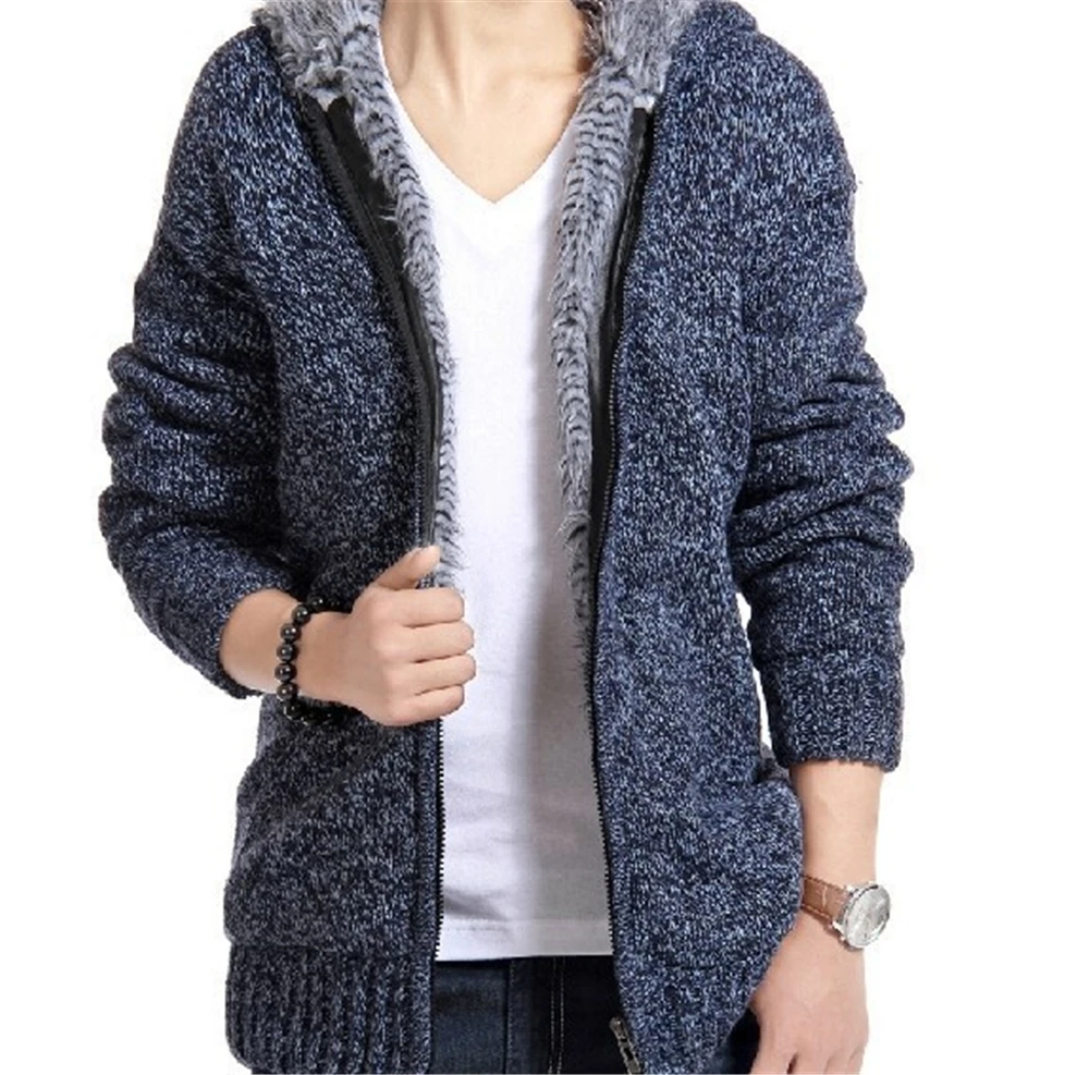 2016 новое мужской куртки толстый бархат капюшоном меховая куртка мужчины зима