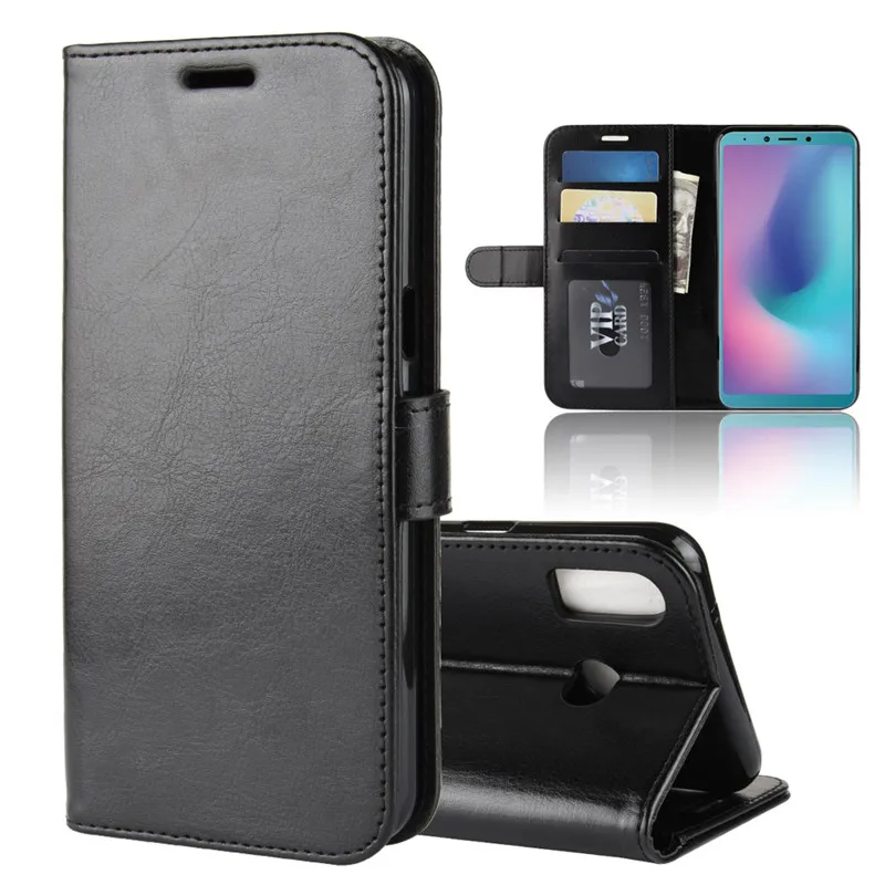 PU+TPU Business Solid color Flip Case/With Card Pocket/Kickstand For Samsung Galaxy S10 5G/M30/A50/A6S/A9 2018/A9 Star/S9/S8 | Мобильные