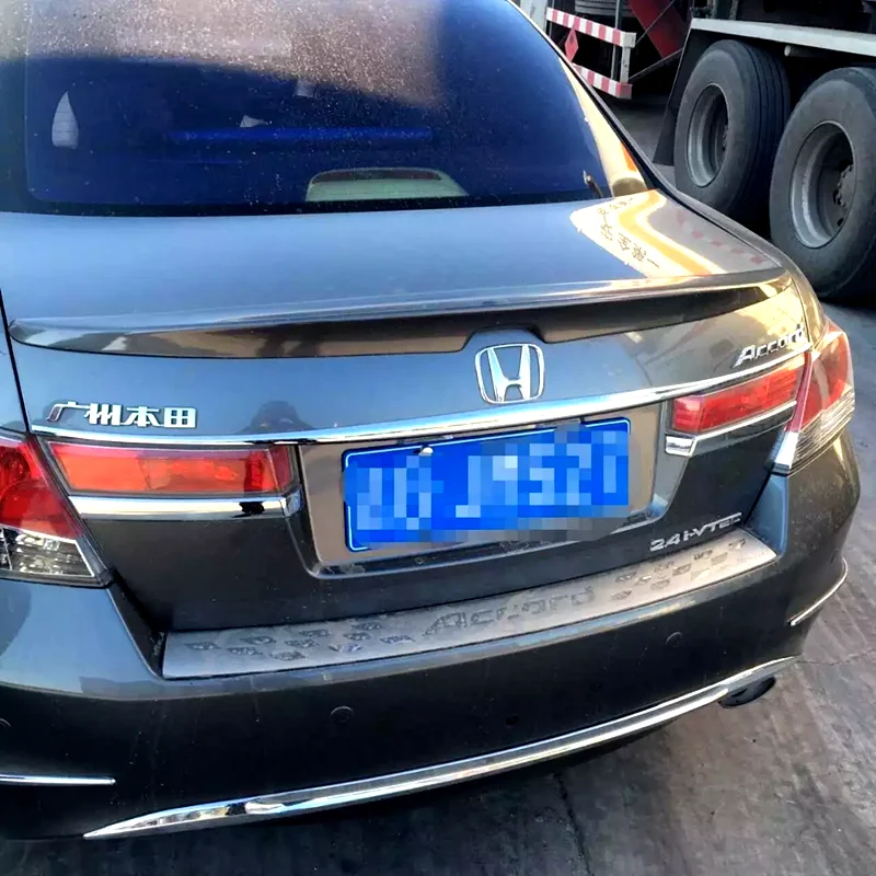 Высококачественный спойлер из АБС для Honda Accord 2008 2013 грунтовой цвет автомобильное