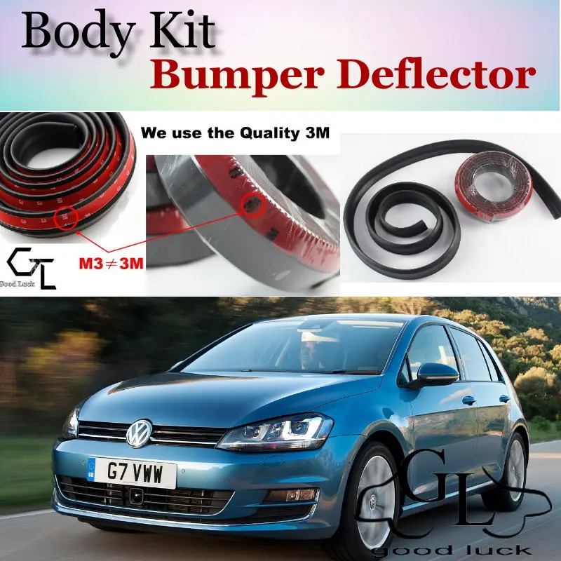 Дефлектор губ для бампера передняя юбка спойлер Volkswagen VW Golf 3 4 5 6 7|golf 7 lip|golf lipgolf lip |