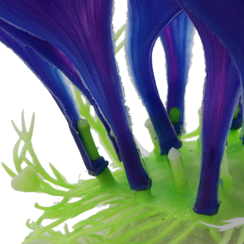 Украшения для аквариума нетоксичные Декоративные искусственные сорняки водное