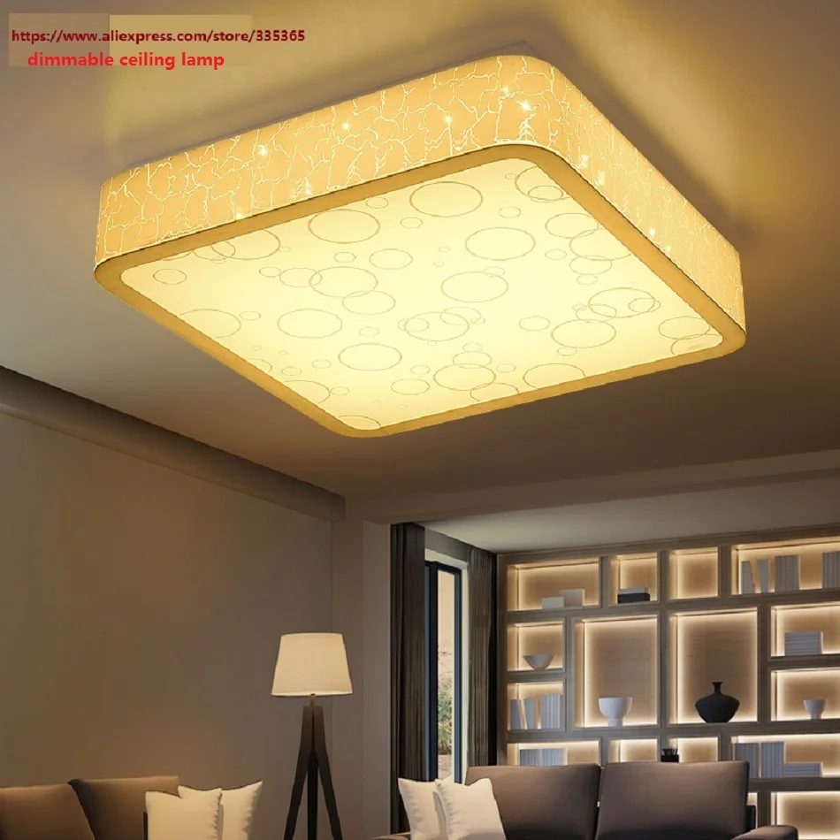 Акриловая Светодиодная потолочная лампа 220 В 48 Вт 500*500 мм|ceiling lamp|living room lampled ceiling lamp