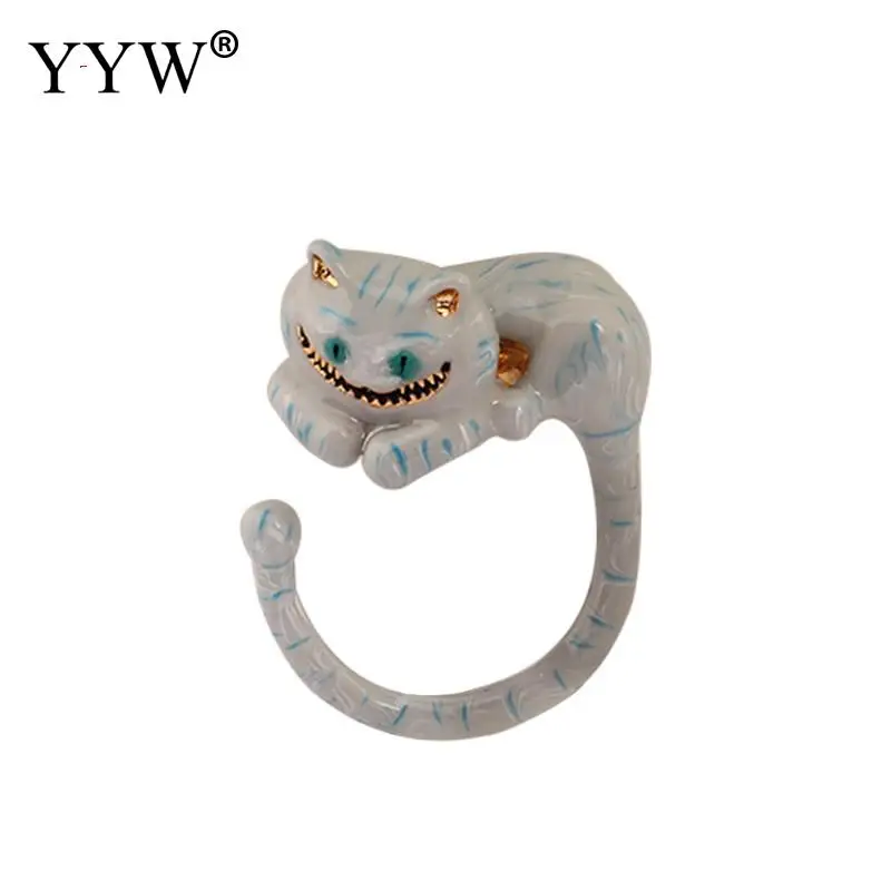 Любовь уникальные латунные медные бронзовые манжеты палец кольцо Серый Цвет