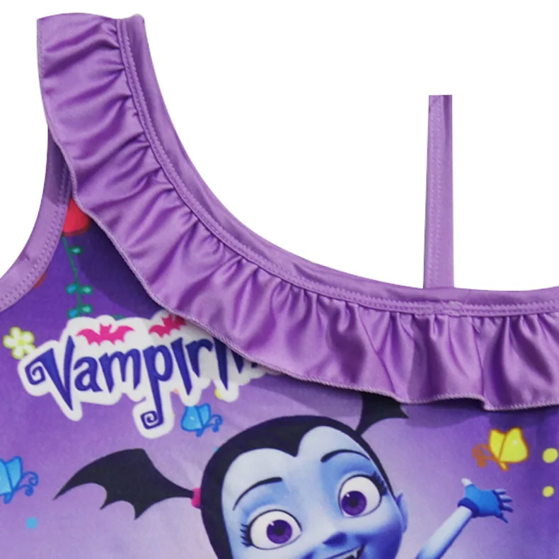 Вампира Vampirin дети Плавание Одежда для девочек 2018 Симпатичные пони костюм 1 шт.