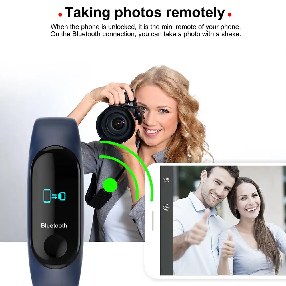 M3 Plus Smart Wristband Bracelet With Color Screen Band Heart Rate Activity Fitorts Android IOS | Электроника