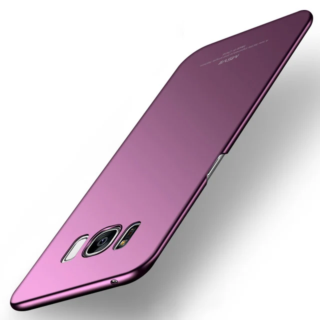 purple MSVII для samsung Galaxy S9 чехол для samsung S8 Чехол Жесткий PC матовый защитный чехол для телефона для samsung Galaxy S8 S9 Plus - Цвет: purple