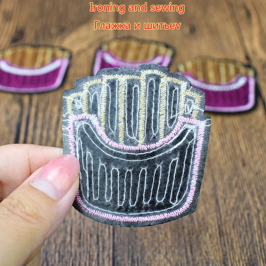 5 шт. забавных чипсов блесток патчи для одежды обувь утюжок переноса аппликация