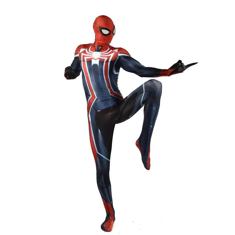 Spiderman Liva/карнавальный костюм для девочек из игры PS4, скоростной паук, костюм супергероя Zentai Spider, комбинезон - Цвет: Spiderman