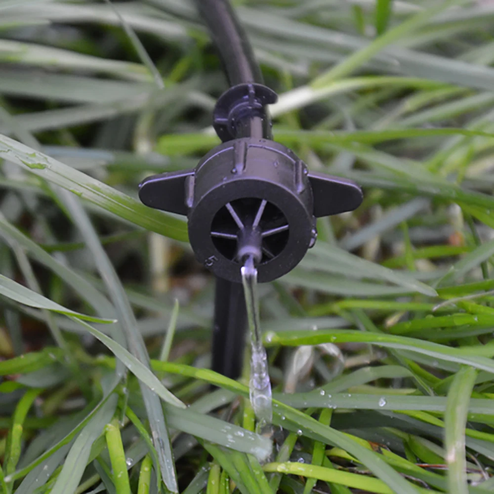 

DIY Drips Irrigation Kit Plant Self-Watering System Adjustable Sprinkler Nozzle for MIsting Cooling Pot Plants Greenhouse