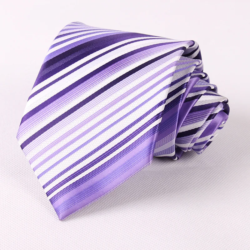 7 см модный мужской галстук в полоску для деловечерние костюма мужчин синий