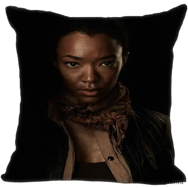 Square Pillowcases Пользовательские Декоративные наволочки ходячие мертвые квадратные молнии Наволочки лучший подарок 35X35,40x40,45x45 см(одна сторона) 180516-60 - Цвет: Square Pillowcases