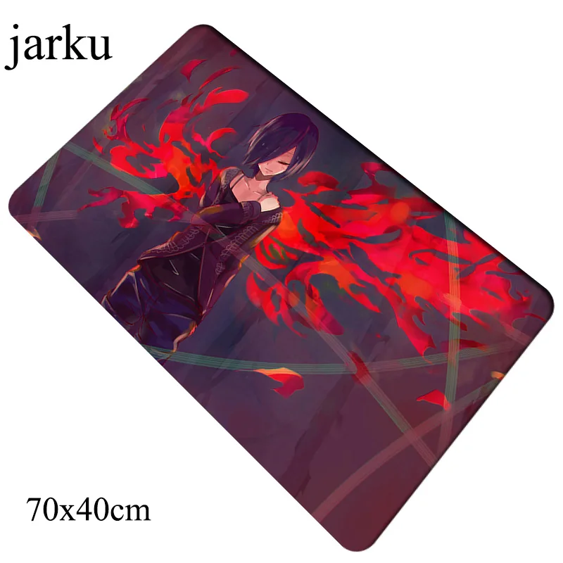 Size 700x400x3mm Коврик для мыши с изображением Токийского Гуля 700x400x3 мм подарок для мальчика компьютерный коврик для мыши геймерский геймпад геймерский Ноутбук игровой коврик для мыши Настольный коврик офисная мышь - Цвет: Size 700x400x3mm