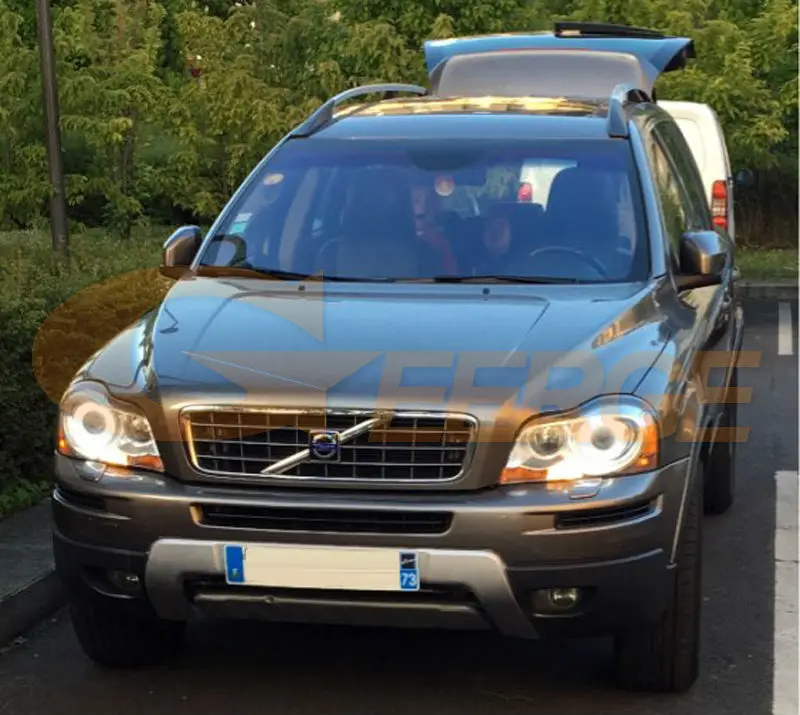 Для Volvo XC90 2010 2011 2012 2013 с ксеноновой фарой отличное Ультра яркое освещение smd комплект светодиодов «глаза ангела» DRL