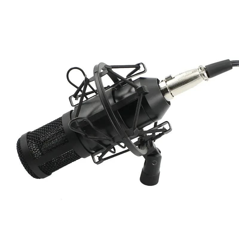 BM 800 профессиональный конденсаторный Студийный микрофон аудио вокальная запись для компьютера караоке фантомное питание поп-фильтр звуковая карта