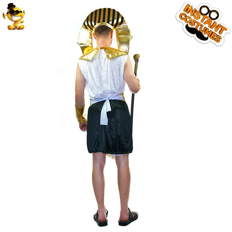 Halloween Adult Men Ancient Egyptian King Costume Fancy Dress Pharaoh Prince Suits for Christmas Costumes |