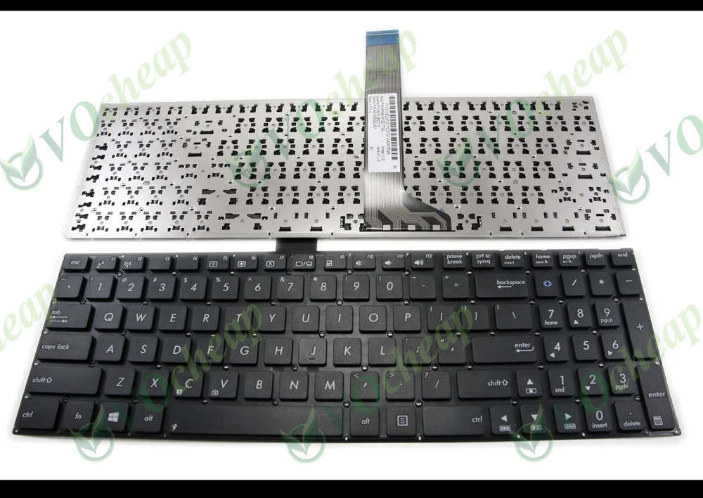 

Новая клавиатура для ноутбука ASUS K56 K56C K56CA A56 K56CB без рамки версия для США-BZ.N0S5Q.001