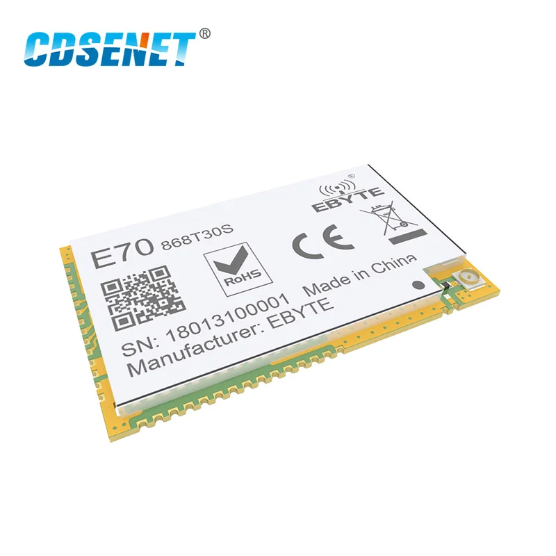 868 МГц приемопередатчик CC1310 большой диапазон IoT трансивер 1 Вт CDSENET E70 868T30S SMD Ebyte