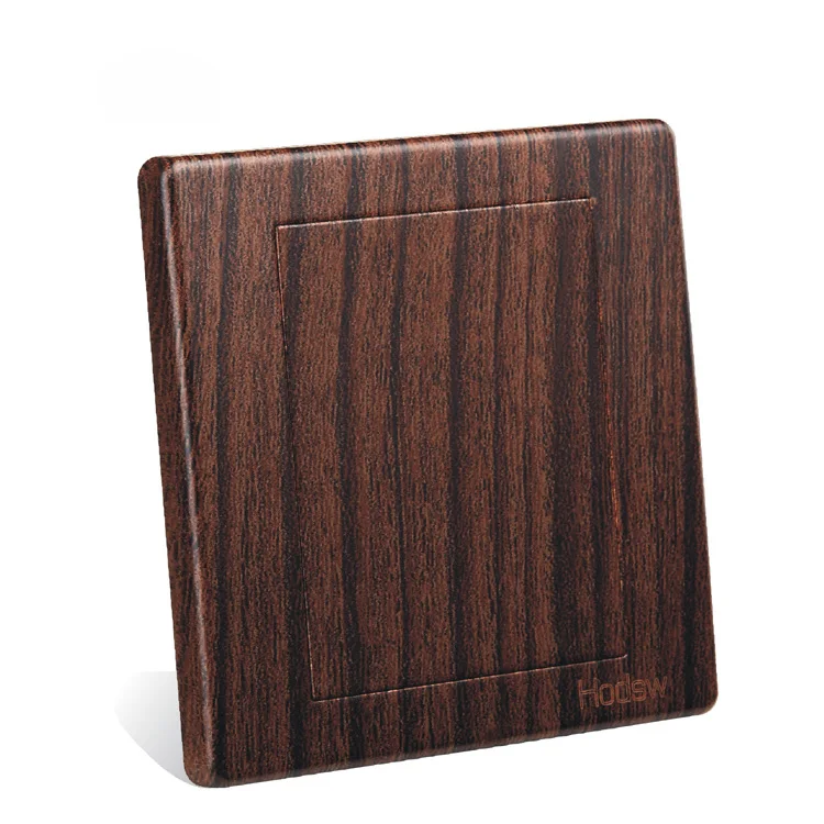 Настенный переключатель розетка панель 86 Европейский Стиль дерево цвет пустой