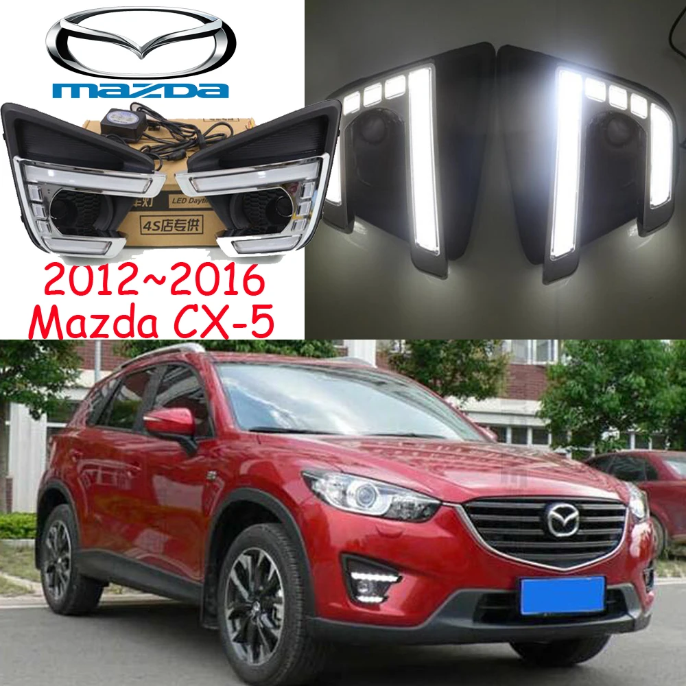 2012 ~ 2016 mazd CX 5 дневной свет LED Бесплатная доставка! Светодиодный противотуманных
