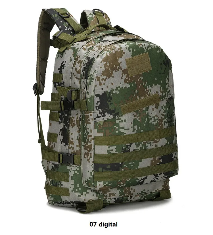 40L открытый охотничий Штурмовой Рюкзак страйкбол 3Day Molle Camel пакет ATACS FG охотничий камуфляж