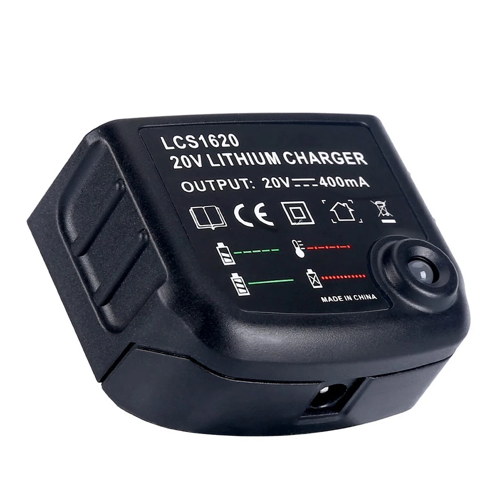 20 V литиевая Батарея Зарядное устройство LCS1620 для BLACK&DECKER аккумуляторная LBXR20 OPE LB20