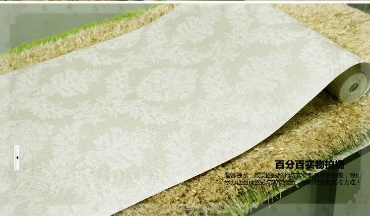 Non-woven wallpaper european-style horizontal living room TV setting wall paper luz cocina led |