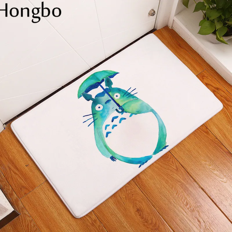 Hongbo Тоторо коврик 40*60 см шиншилл Кот животные Модные прямоугольные маты входная дверь моющиеся кухня пол ванная комната
