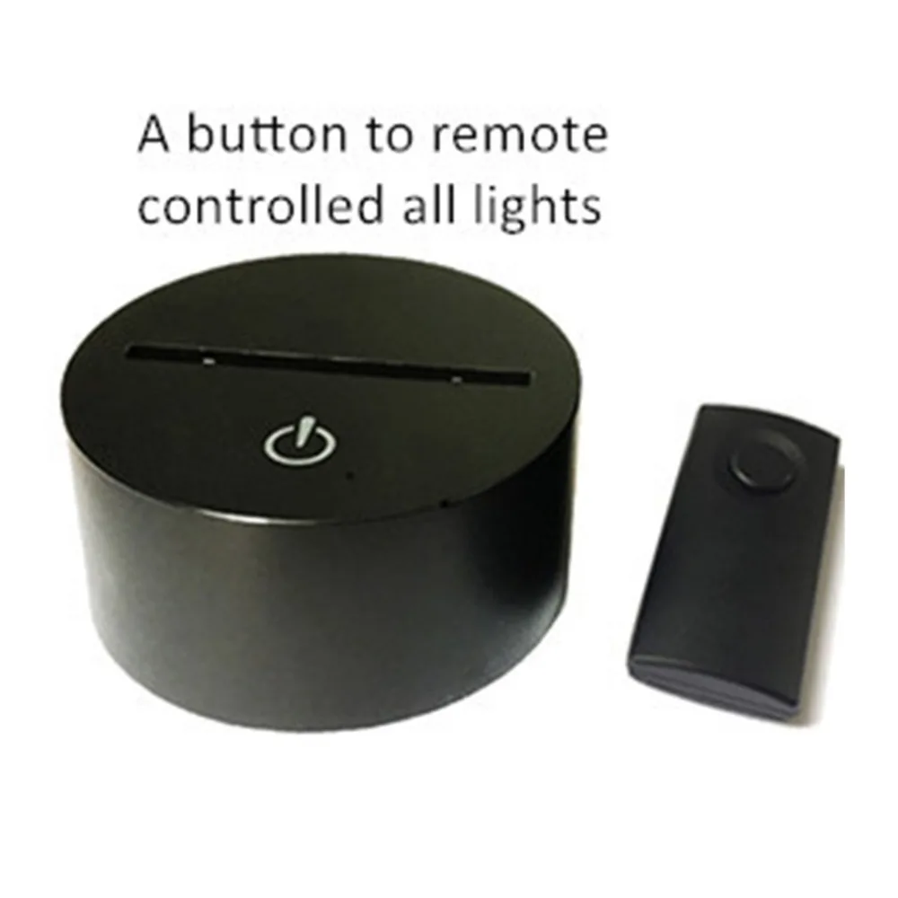 Bull 3светодио дный 3D свет Красочный светодиодный Vision Light подарок атмосфера