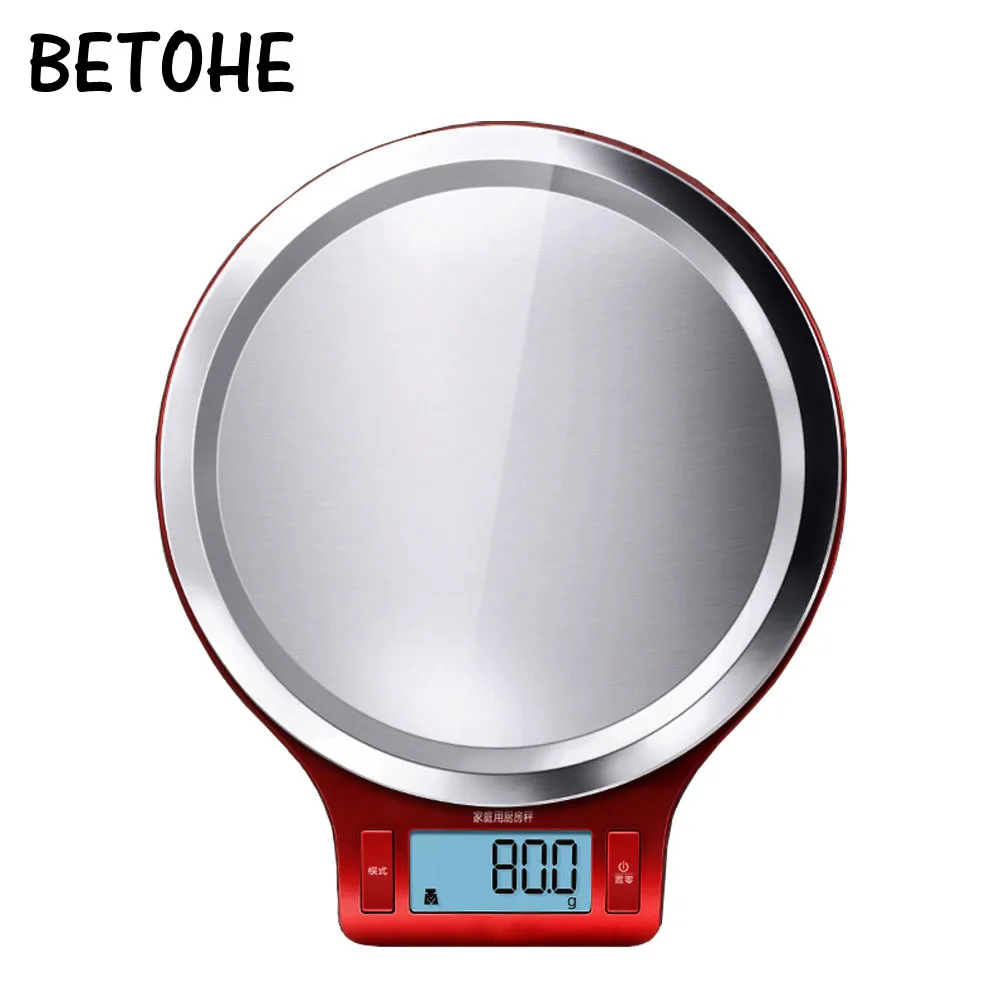 

BETOHE 3kg The Kitchen Weighing Precision Electronic Baking Jewelry Scale Mini Food 0.1g Kitchen Platform Scale