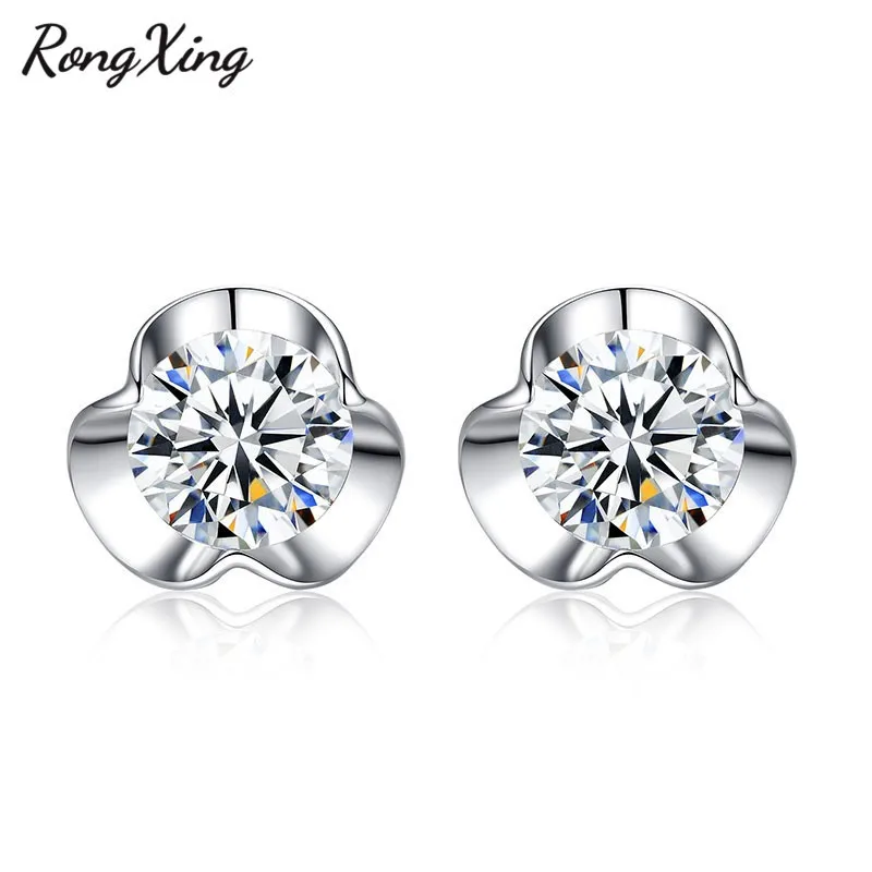 Женские серьги гвоздики с волнистой поверхностью серебристого цвета|stud earrings|stud