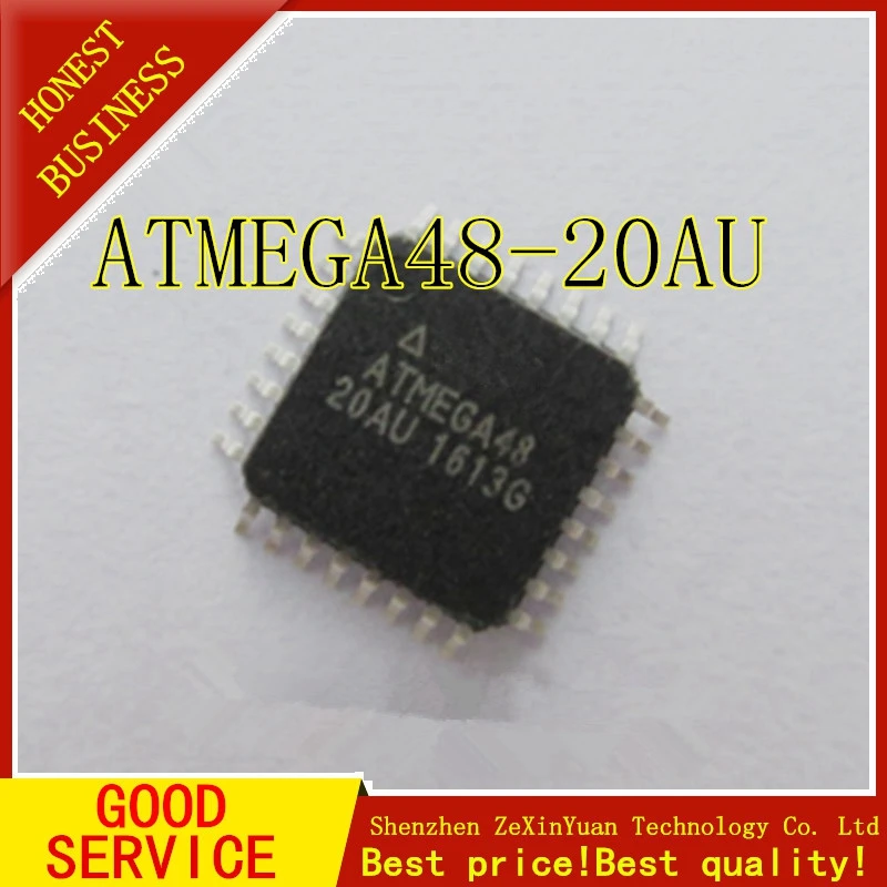 Флэш-память ATMEGA48-20AU ATMEGA48 8-битный микроконтроллер с 8K байтами в системе |