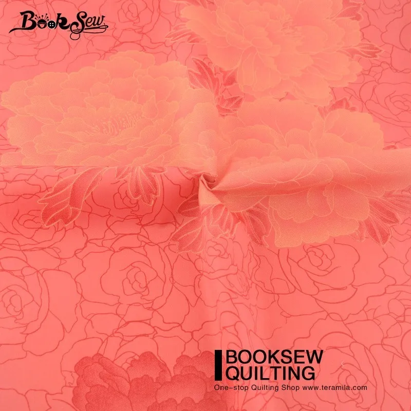Домашний текстиль Booksew 100% хлопок саржевая ткань шитье скрапбукинг стеганая